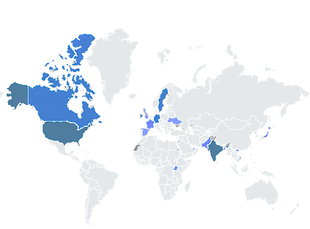 SkillInnovex global users around the world